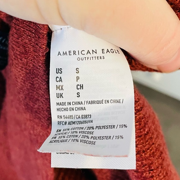 American Eagle Jegging Fit Lace Up Sweater - Picture 8 of 8